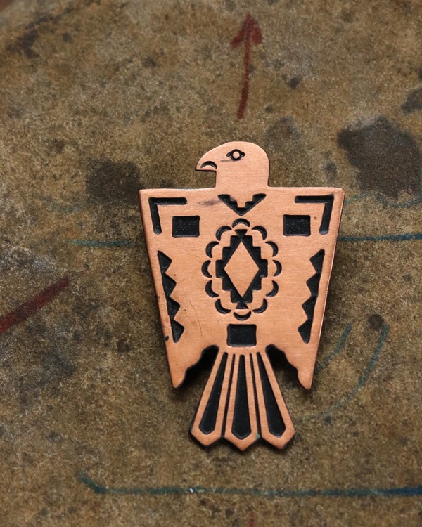 Copper Thunderbird Brooch / 1970s �� ���åѡ� ��������С��� �֥�������1970ǯ���