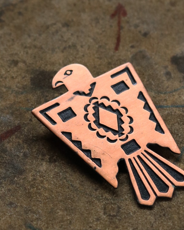 Copper Thunderbird Brooch / 1970s �� ���åѡ� ��������С��� �֥�������1970ǯ���