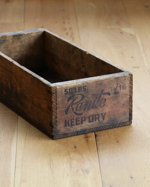c.1940s “Ranite” Welding Electrode Wood Box｜1940年代頃 “Ranite