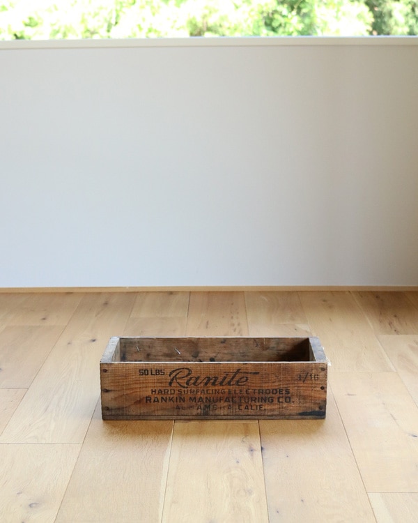 c.1940s “Ranite” Welding Electrode Wood Box｜1940年代頃 “Ranite