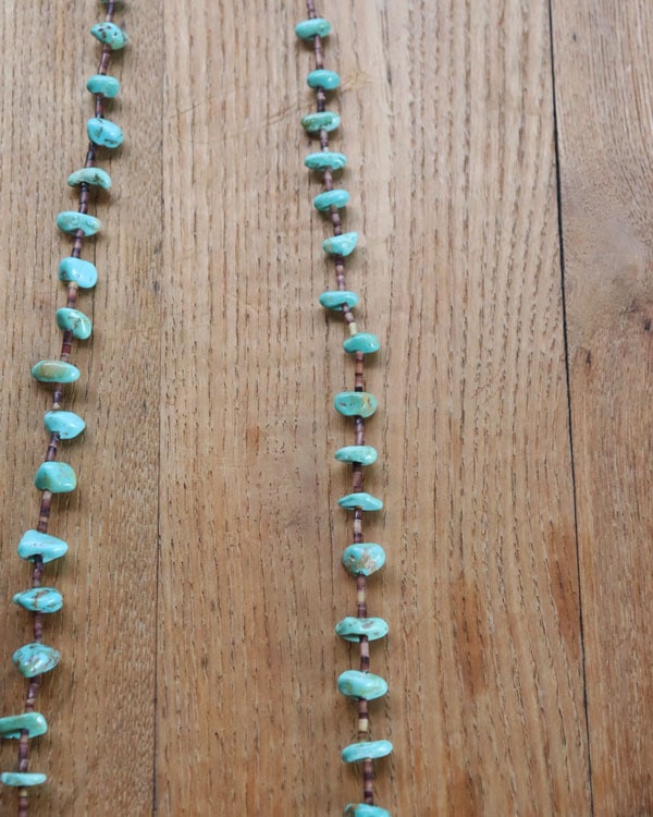 アンティークビーズ& 　　ターコイズネックレス Beads & Turquoise Necklace｜ビーズ&ターコイズネックレス