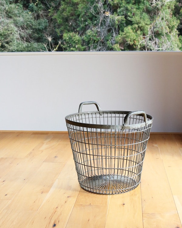 French-Style European Farm Wire Basket ｜フランススタイル ファーム