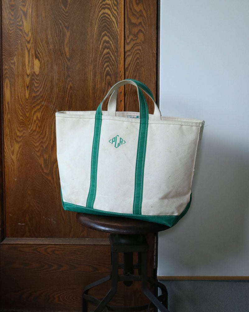 c.1980s L.L.Bean “BOAT AND TOTE” Large/Green(Monogram)｜1980年代頃
