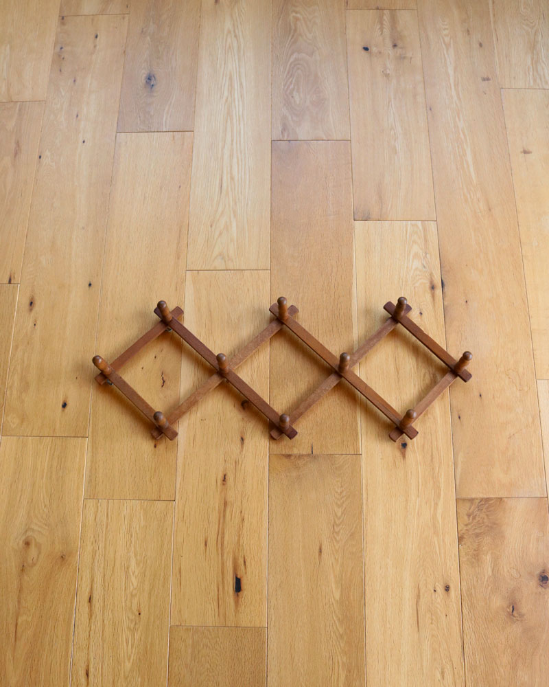 c.1950s Wooden Expandable Wall Rack｜1950年代頃 木製 エクスパン