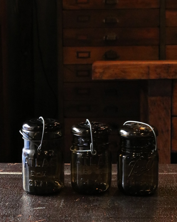 "Ball" Mason Jar Brown GJ-009��"Ball" �ᥤ���󥸥㡼 �֥饦�� L GJ-009