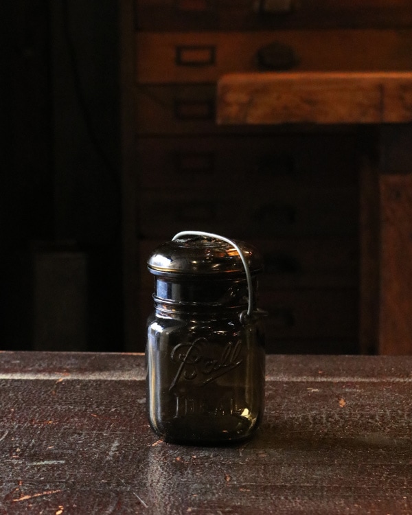 "Ball" Mason Jar Brown GJ-009��"Ball" �ᥤ���󥸥㡼 �֥饦�� L GJ-009