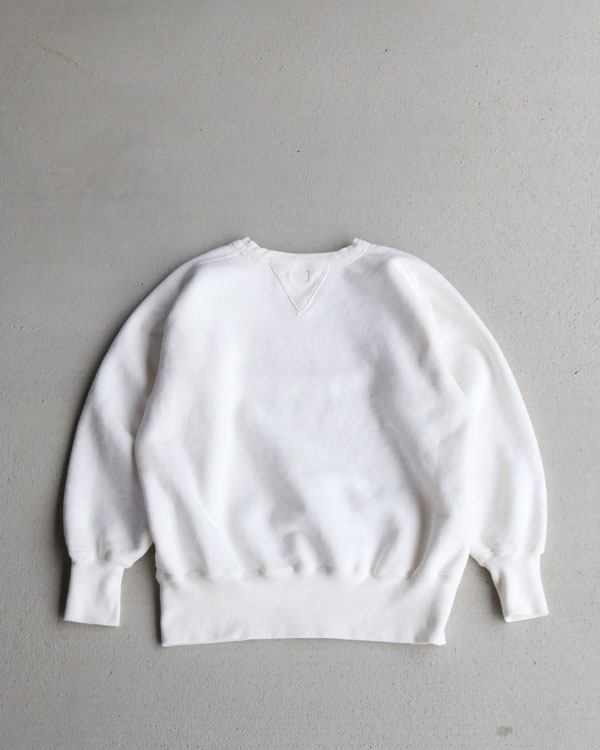 FULL BACK �ե�Хå���DOUBLE V FREEDOM SLEEVE SWEAT ��WHITE��