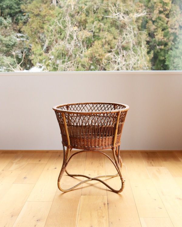 Rattan Stand Basket�å饿�� æ�ᤫ��������ɥ����� STB-005