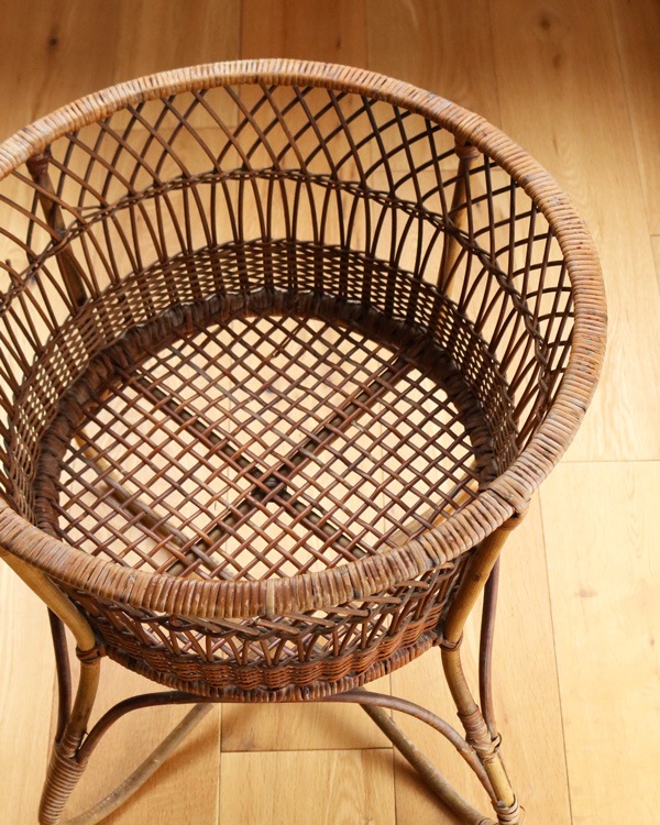Rattan Stand Basket�å饿�� æ�ᤫ��������ɥ����� STB-005