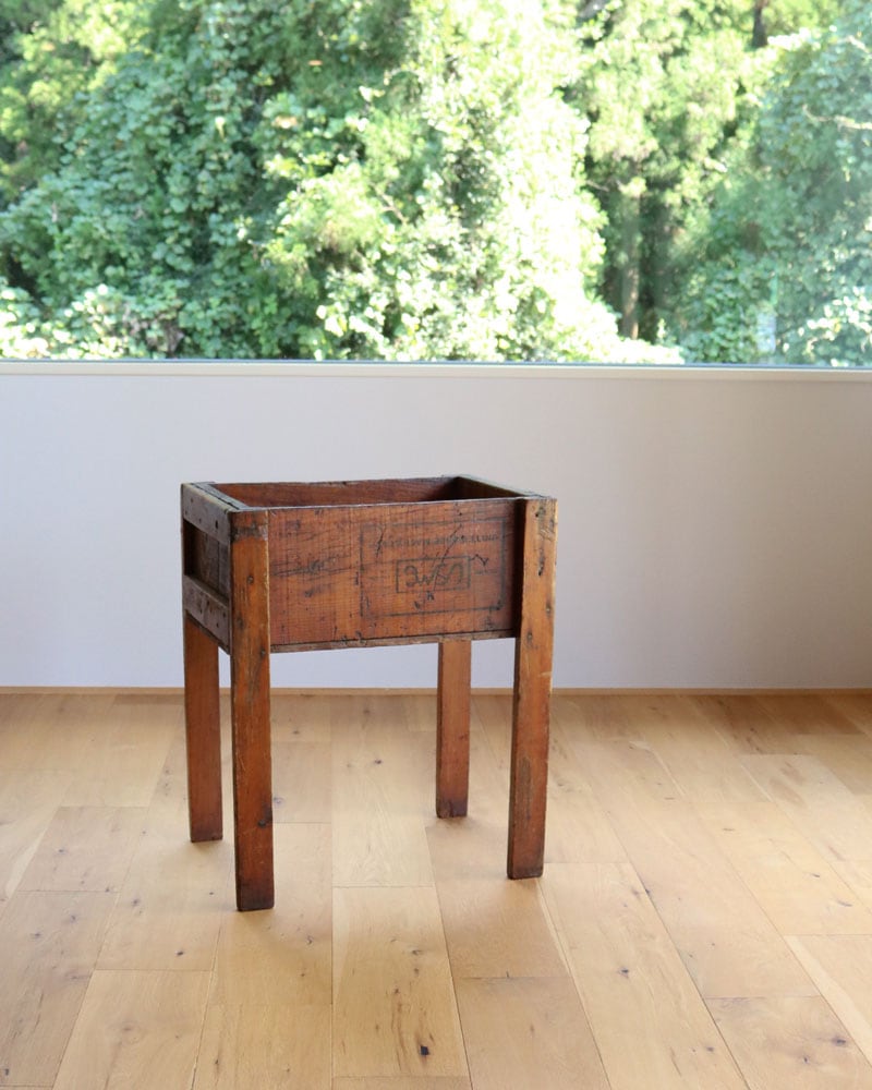 c.1930s “USMC” Wooden Factory Bin｜1930年代頃 “USMC” 木製
