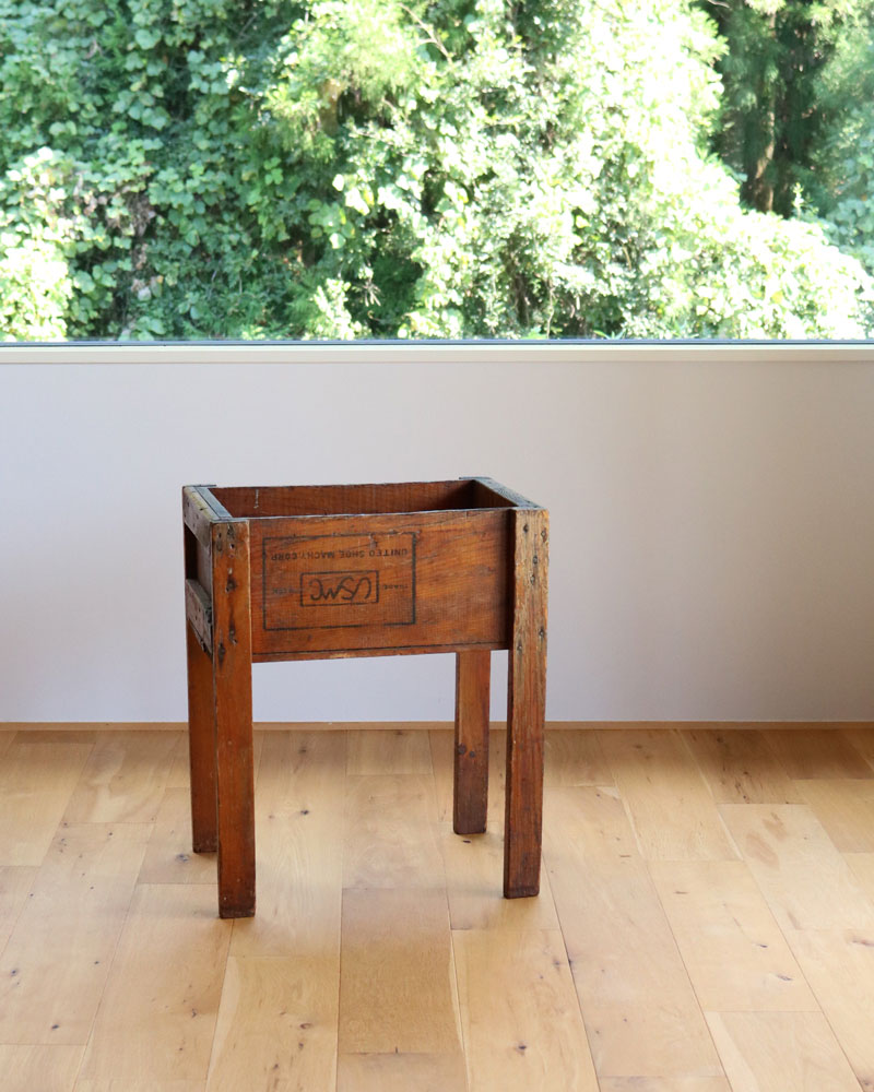 c.1930s “USMC” Wooden Factory Bin｜1930年代頃 “USMC” 木製