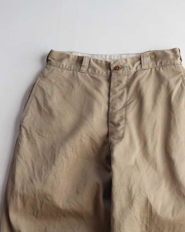 Vintage 50s U.S.ARMY Chino Trousers (28x29)