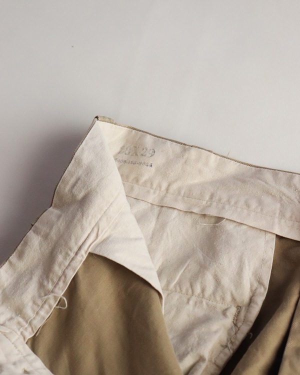 Vintage 50s U.S.ARMY Chino Trousers (28x29)