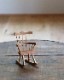 Miniature Rocking Doll Chair A�åߥ˥��奢���å��󥰥ɡ�������� A
