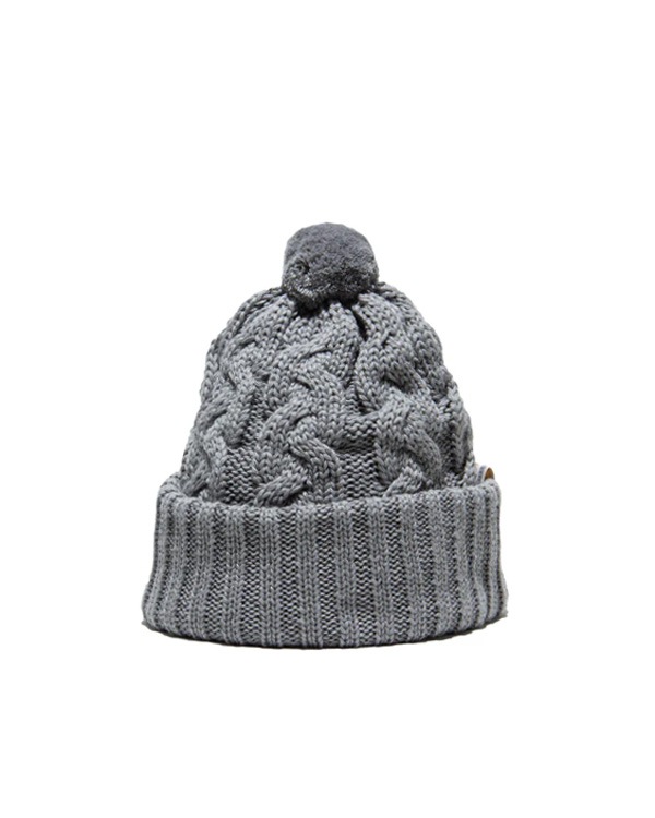 THE H.W.DOG & Co.  ֥塼 ɥåɥBIG CABLE KNIT CAP ӥå֥˥åȥåסGRAY