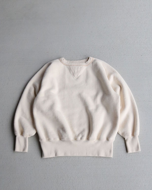 FULL BACK �ե�Хå���DOUBLE V FREEDOM SLEEVE SWEAT ��NATURAL��