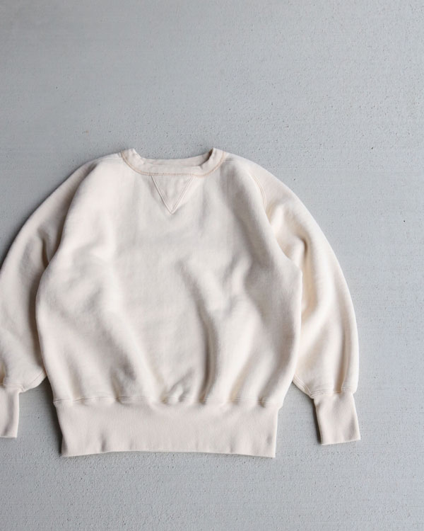 FULL BACK �ե�Хå���DOUBLE V FREEDOM SLEEVE SWEAT ��NATURAL��