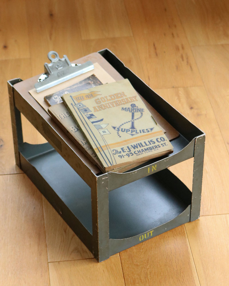 c.1960s Aluminum “IN/OUT” Desk Tray｜1960年代頃 アルミニウム “IN