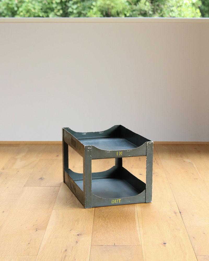 c.1960s Aluminum “IN/OUT” Desk Tray｜1960年代頃 アルミニウム “IN