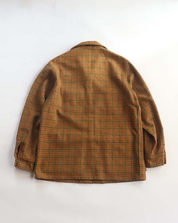 Vintage 70s Plaid WOOLRICH 4pocket Wool Shirt (L)