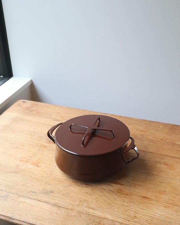 Dansk Enamelware Brown Casseroleå󥹥 ʥ륦 ֥饦󥭥㥻