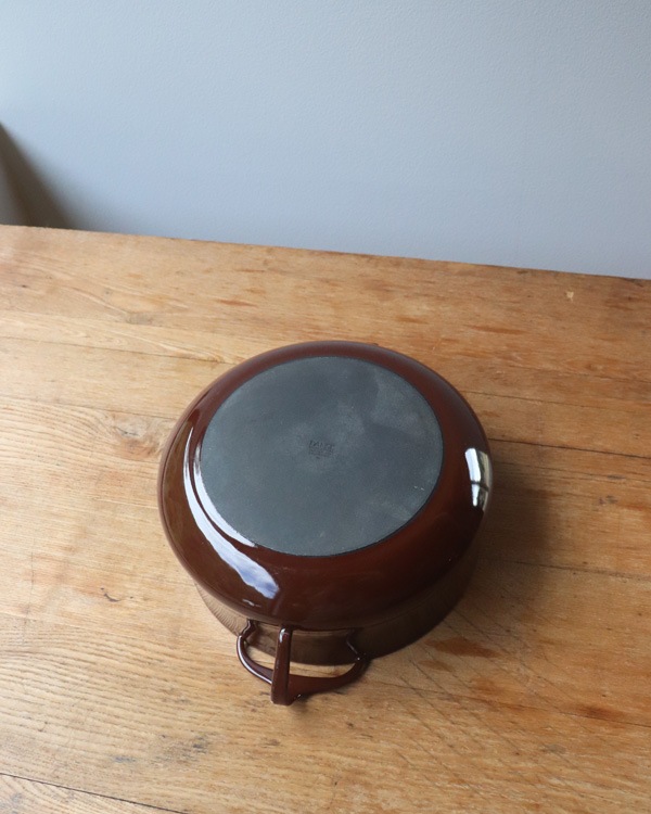 Dansk Enamelware Brown Casseroleå󥹥 ʥ륦 ֥饦󥭥㥻