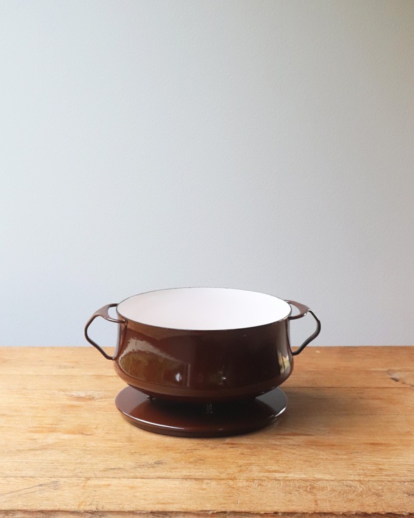 Dansk Enamelware Brown Casseroleå󥹥 ʥ륦 ֥饦󥭥㥻