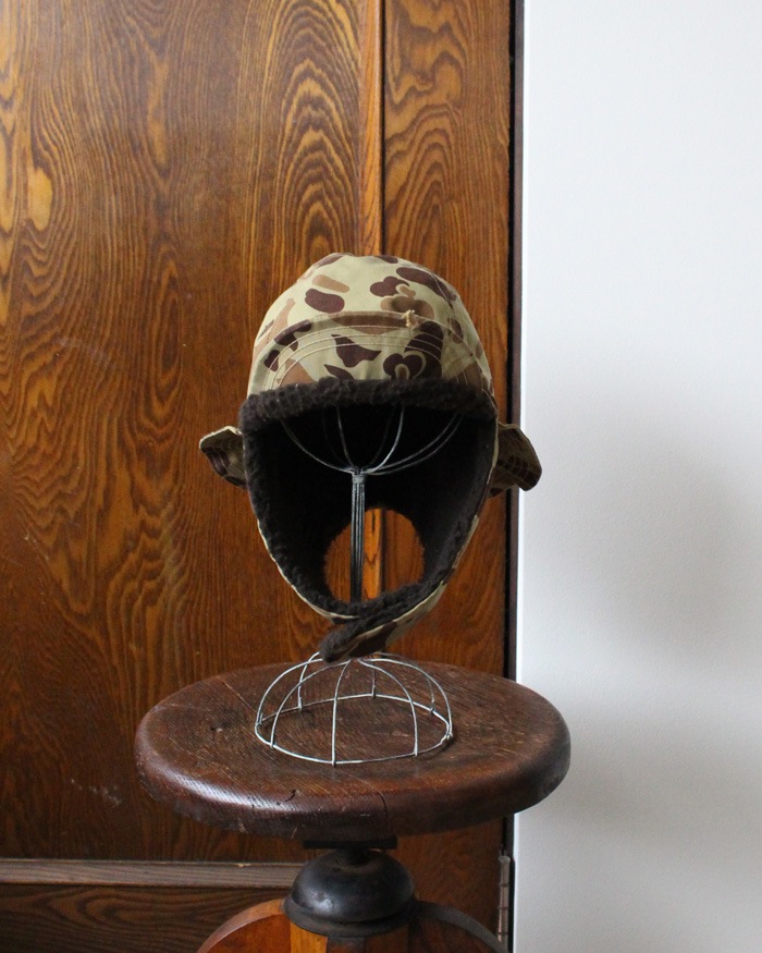 Vintage 80s Frogskin Camo Winter Hunting Hat (XL)