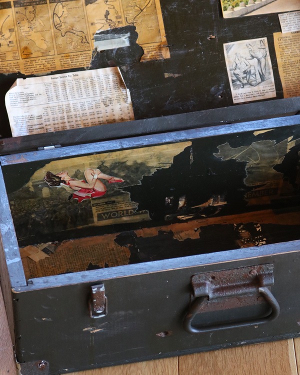 50's U.S.ARMY Small Utility Trunk��1950ǯ�� U.S.ARMY ���⡼��桼�ƥ���ƥ��ȥ��