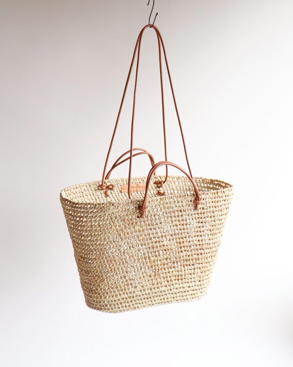 warang wayan(ワランワヤン) amiami革手バスケットブラック L warang wayan(ワランワヤン) amimai革手バスケット ブラック L