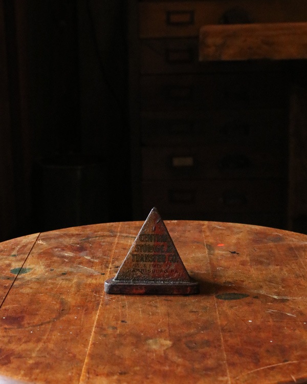 "CENTRAL STORAGE & TRANSFER CO." A.d.v Paper Weight��"CENTRAL STORAGE & TRANSFER CO." ���ɥХ������󥰥ڡ��ѡ���������