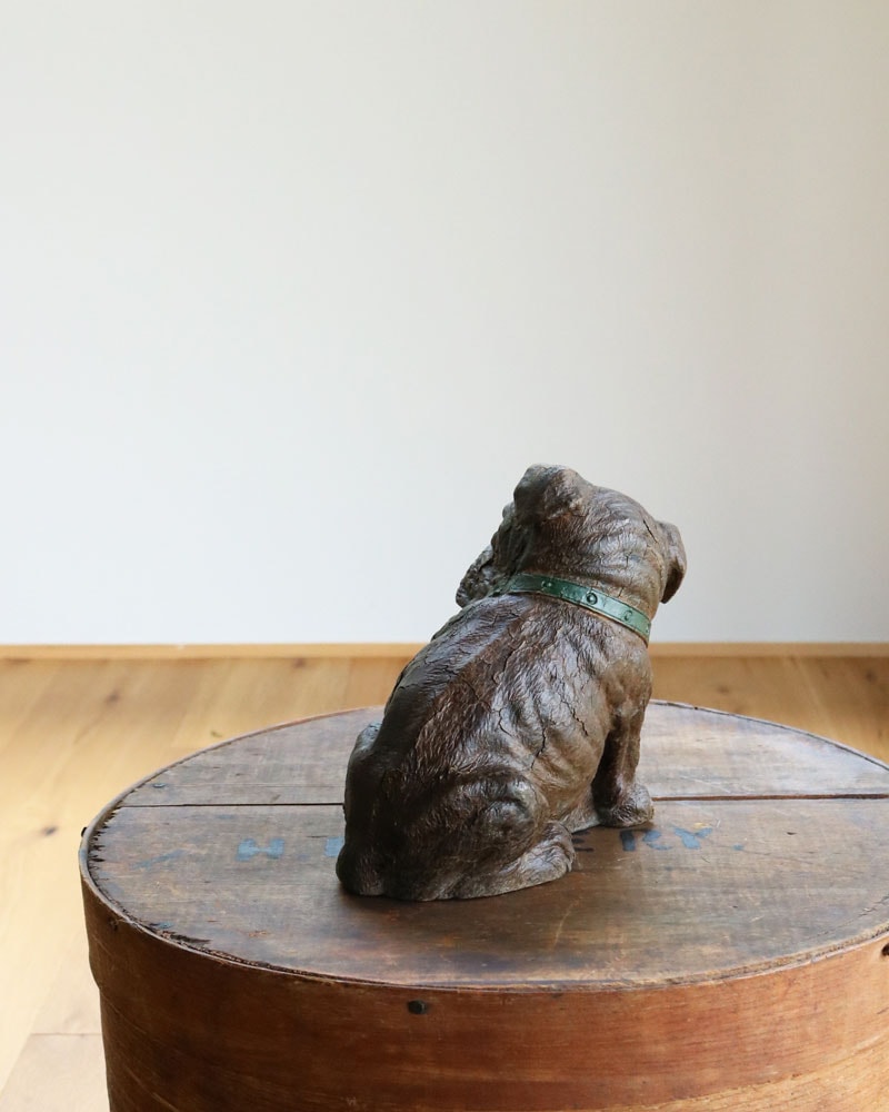 c.1930s Carnival Prize Chalkware “BULLDOG”｜1930年代頃 カーニバル