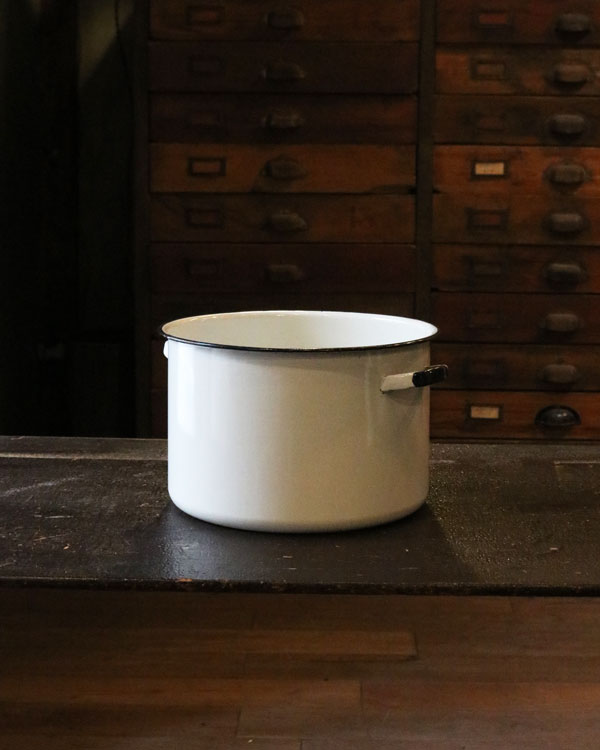 Enamel White PotåʥΥݥå