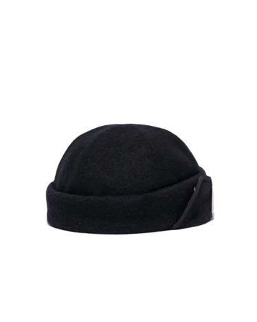 THE H.W.DOG & Co. �� ���������֥�塼 �ɥå�����ɥ�����FLAP ROLL CAP �ե�åץ����륭��åס�BLACK��