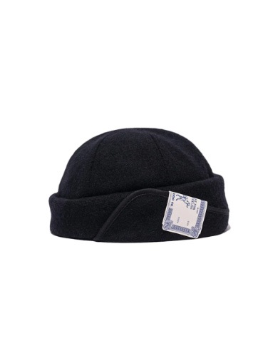 THE H.W.DOG & Co. �� ���������֥�塼 �ɥå�����ɥ�����FLAP ROLL CAP �ե�åץ����륭��åס�BLACK��