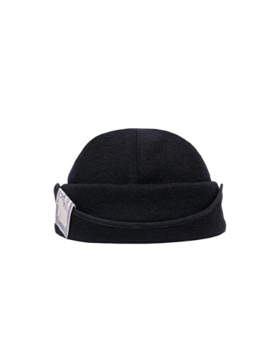THE H.W.DOG & Co. �� ���������֥�塼 �ɥå�����ɥ�����FLAP ROLL CAP �ե�åץ����륭��åס�BLACK��