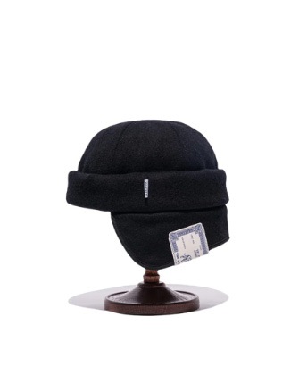 THE H.W.DOG & Co. �� ���������֥�塼 �ɥå�����ɥ�����FLAP ROLL CAP �ե�åץ����륭��åס�BLACK��
