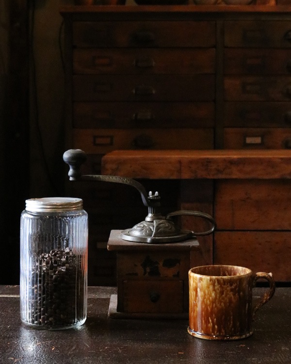 "COFFEE" Glass Jar Rib Glass GJ-003"COFFEE" 饹㡼 ֥饹 GJ-003