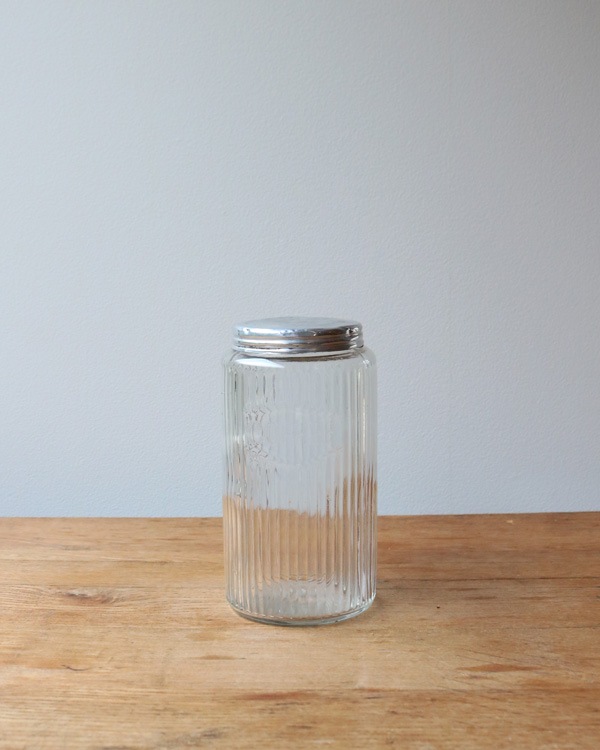 "COFFEE" Glass Jar Rib Glass GJ-003"COFFEE" 饹㡼 ֥饹 GJ-003