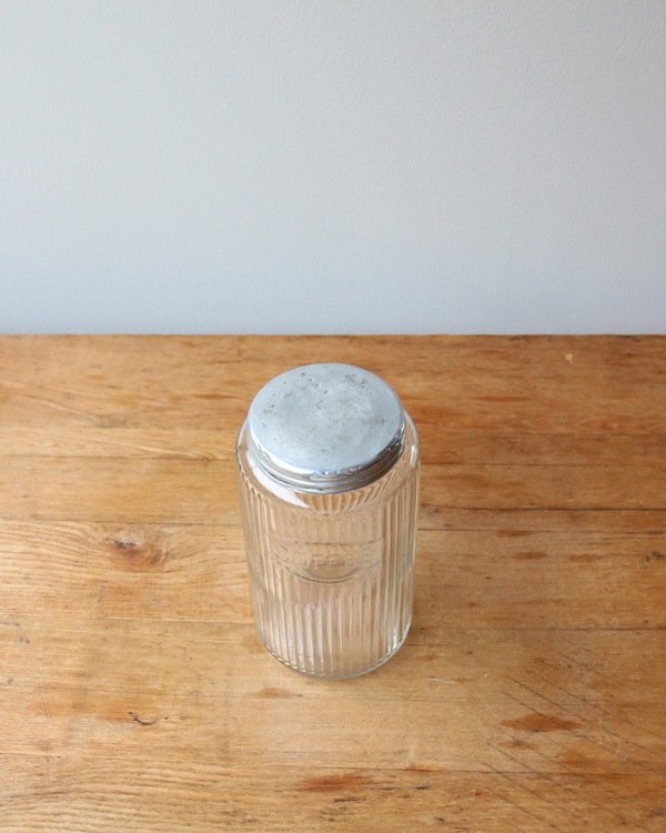 "COFFEE" Glass Jar Rib Glass GJ-003"COFFEE" 饹㡼 ֥饹 GJ-003