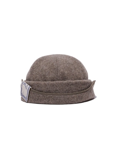 THE H.W.DOG & Co. �� ���������֥�塼 �ɥå�����ɥ�����FLAP ROLL CAP �ե�åץ����륭��åס�BEIGE��