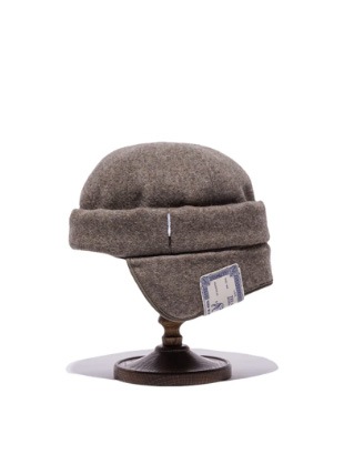 THE H.W.DOG & Co. �� ���������֥�塼 �ɥå�����ɥ�����FLAP ROLL CAP �ե�åץ����륭��åס�BEIGE��