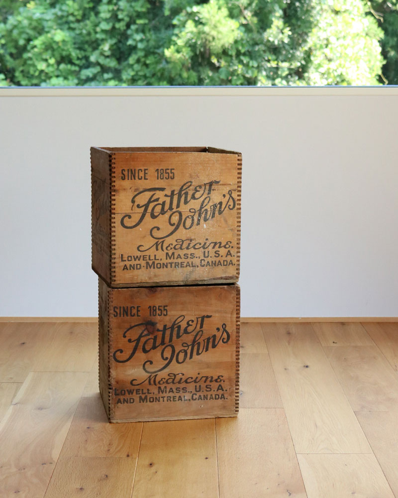 c.1910s “FATHER JOHN'S MEDICINE” Wood Crate A｜1910年代頃 “FATHER