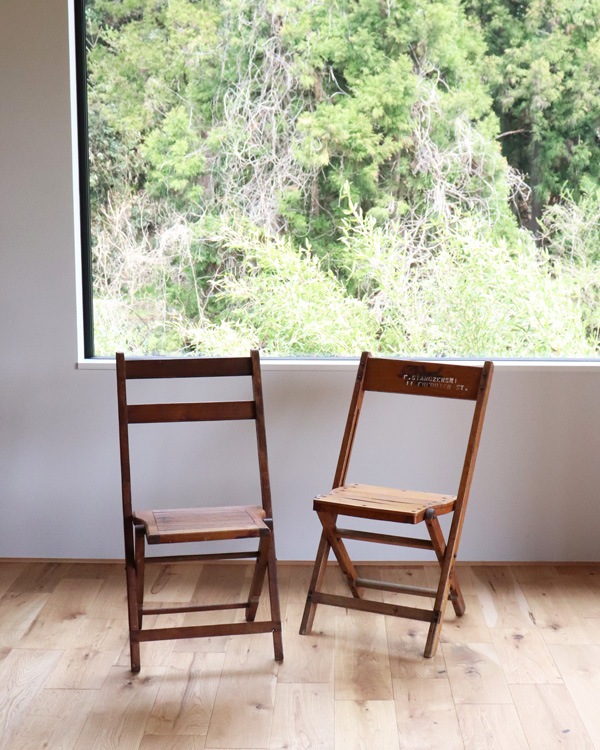 Folding Chair A｜木製フォールディング チェア A
