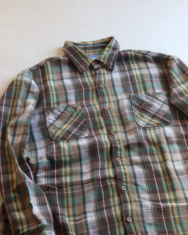 Vintage 70s BIG MAC Heavy Flannel Shirt (XL)