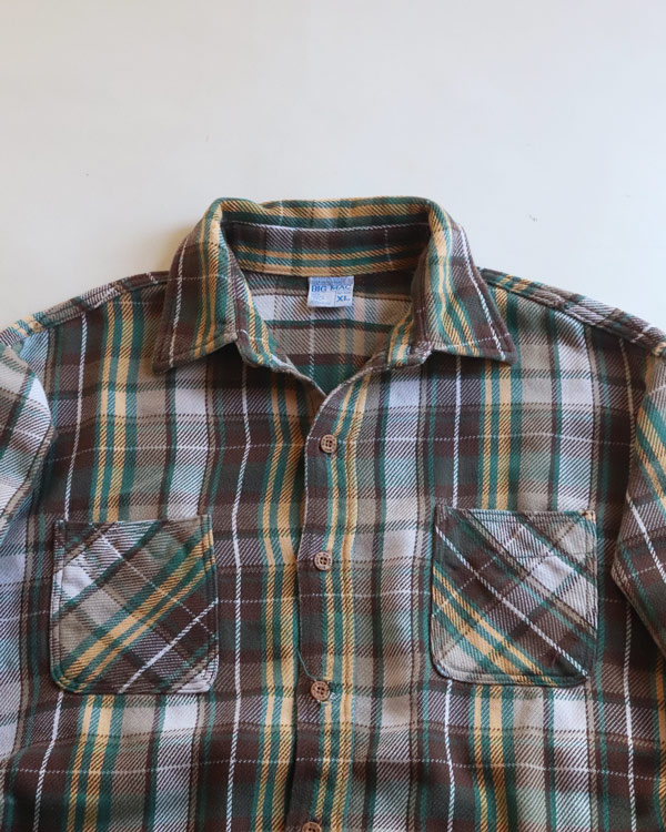 Vintage 70s BIG MAC Heavy Flannel Shirt (XL)