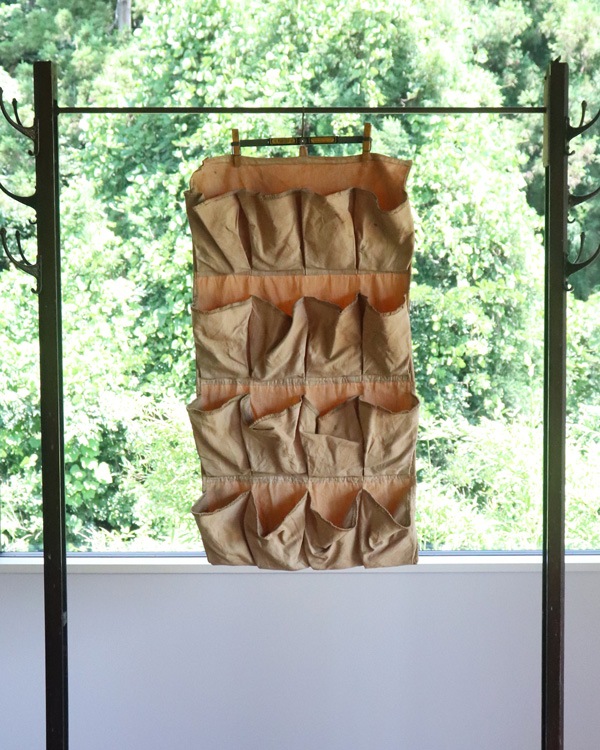 【希少】Makal Store ウォールポケット ブラウン Brown HBT Wall Pocket｜ブラウンHBTウォールポケット