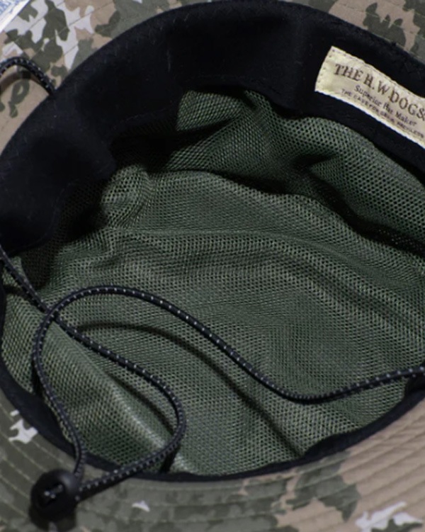 THE H.W.DOG & Co. �� ���������֥�塼 �ɥå�����ɥ�����RAIN HAT �쥤��ϥåȡ�CAMO��