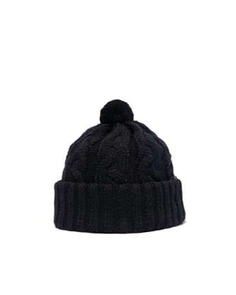 THE H.W.DOG & Co. �� ���������֥�塼 �ɥå�����ɥ�����BIG CABLE KNIT �ӥå������֥�˥åȡ�BLACK��