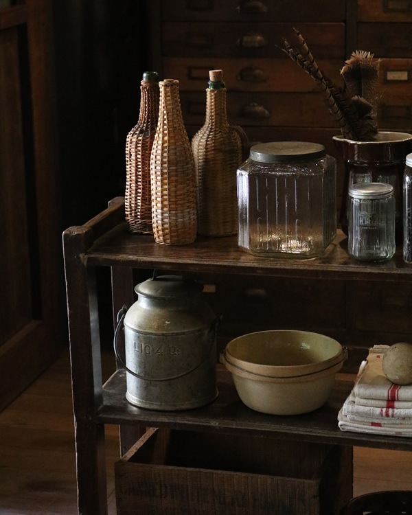 ご検討中☆ウッドシェルフ☆アンティーク調 チークウッド シェルフ